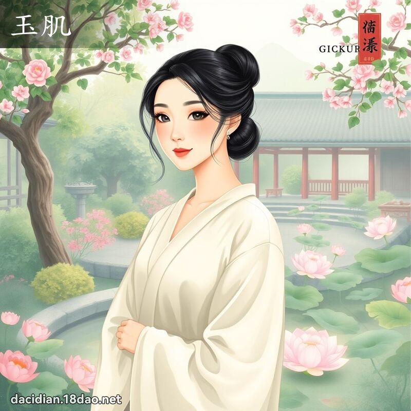 玉肌 - 國語大辭典配圖