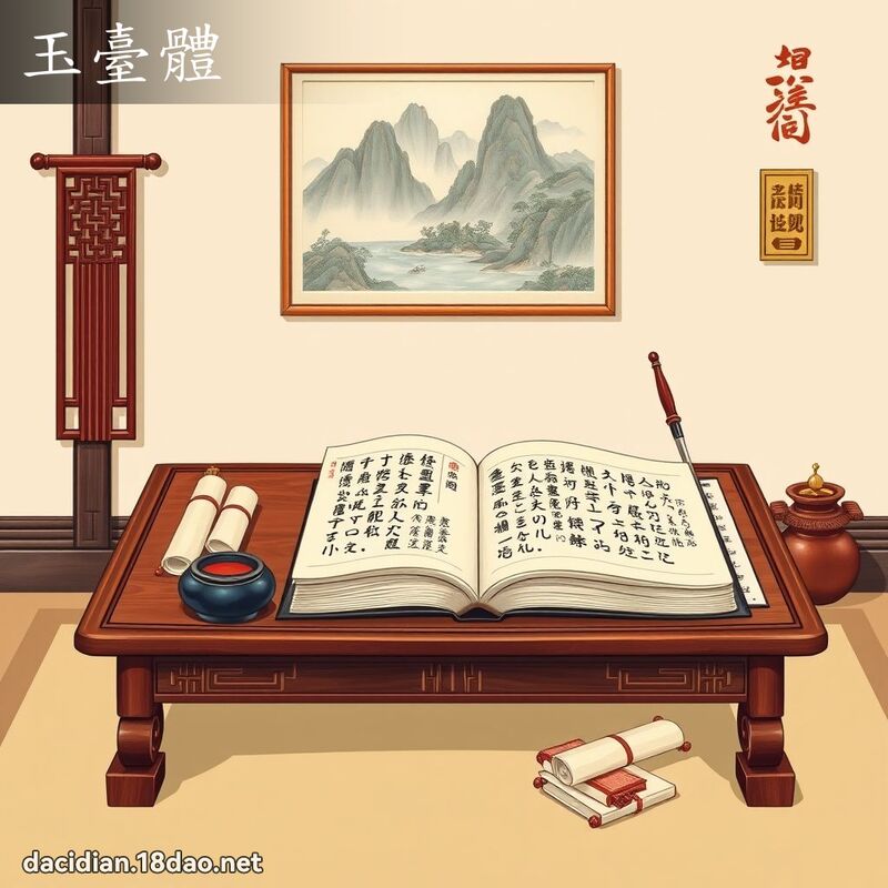 玉台体 - 国语大辞典配图