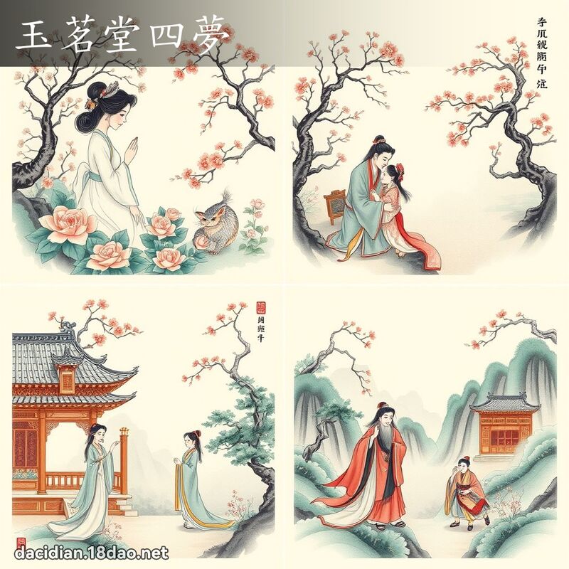 玉茗堂四夢 - 國語大辭典配圖