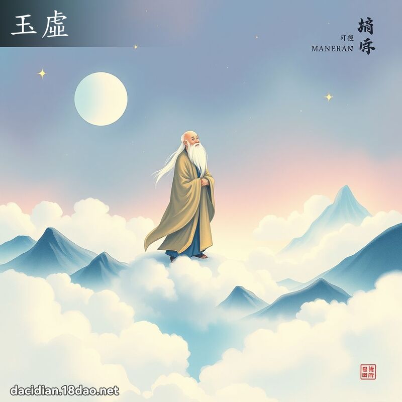 玉虛 - 國語大辭典配圖