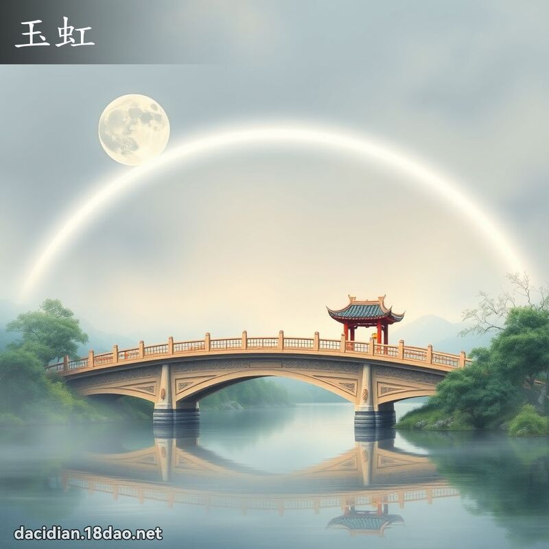 玉虹 - 國語大辭典配圖