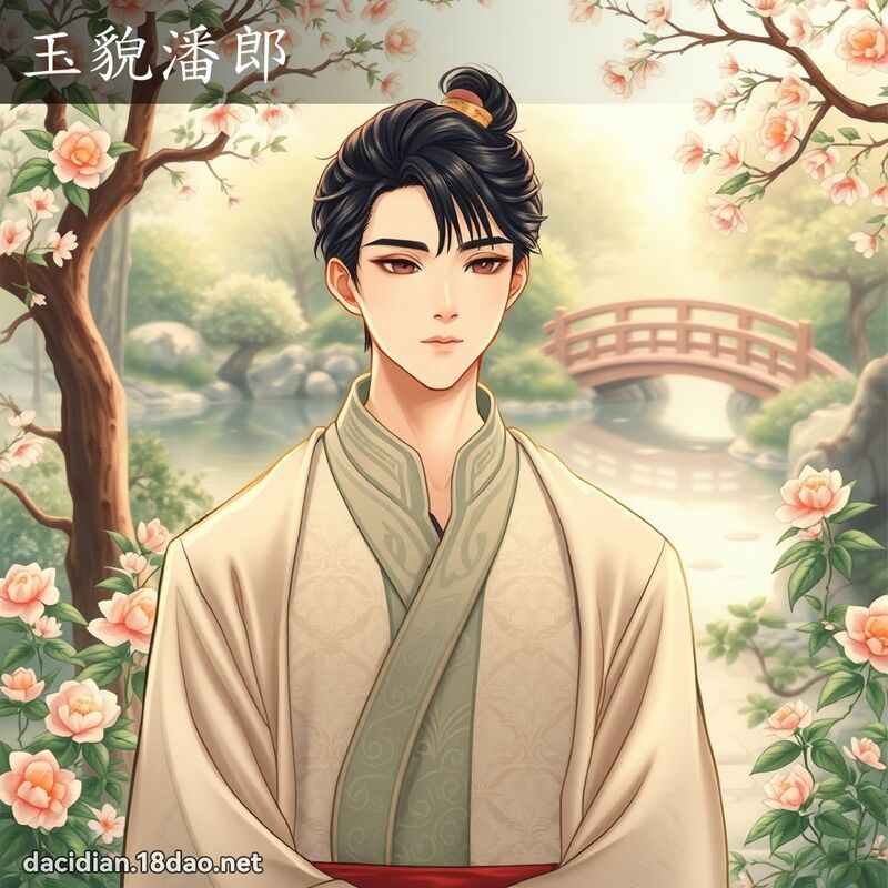 玉貌潘郎 - 國語大辭典配圖