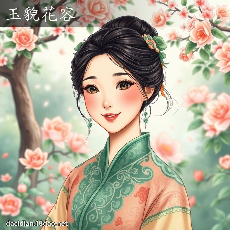 玉貌花容 - 国语大辞典配图