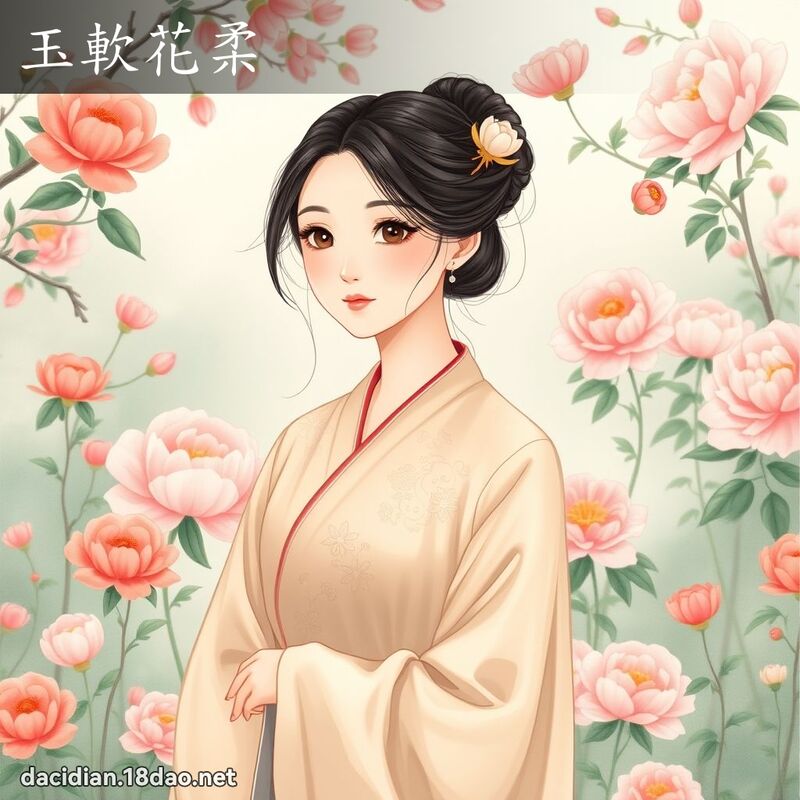 玉软花柔 - 国语大辞典配图
