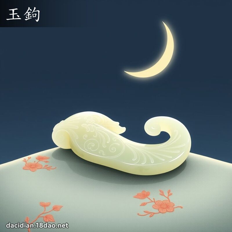 玉鉤 - 国语大辞典配图