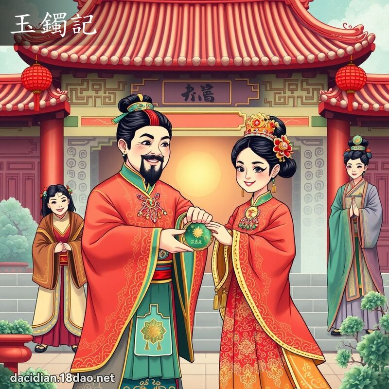 玉鐲記 - 國語大辭典配圖