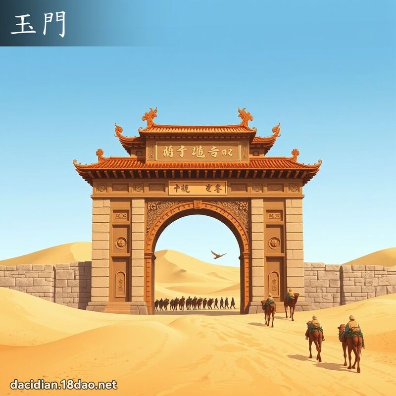 玉门 - 国语大辞典配图