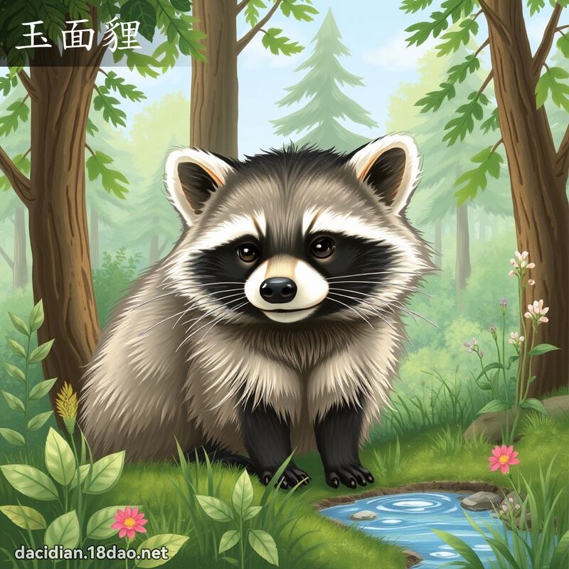玉面貍 - 國語大辭典配圖