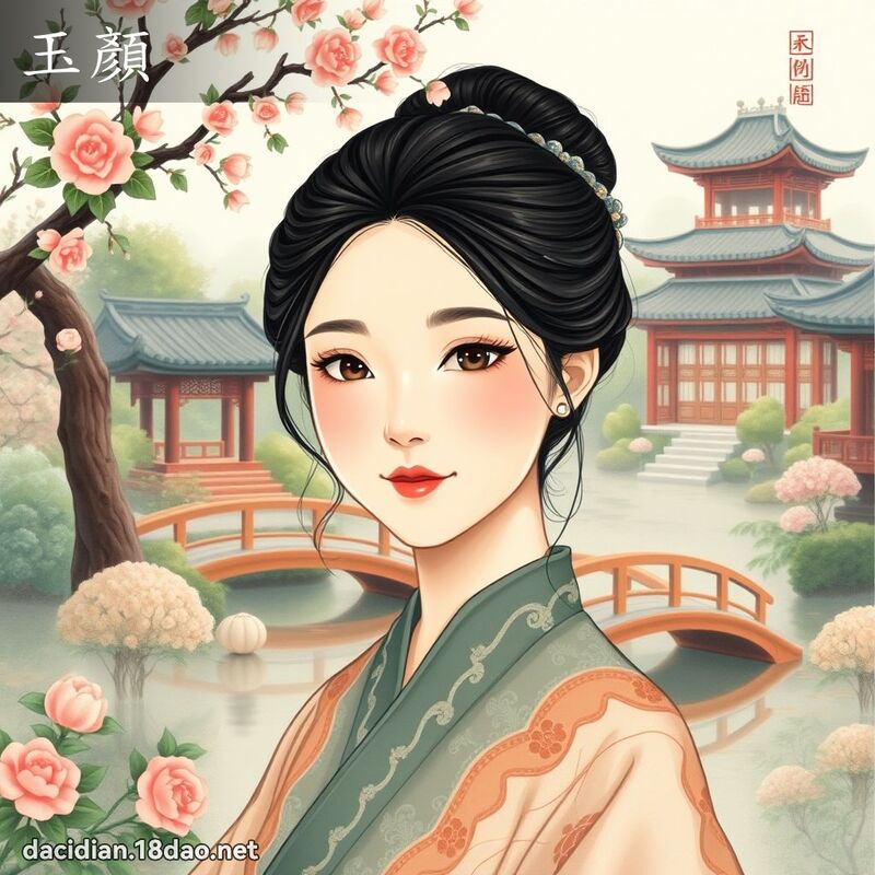 玉顏 - 國語大辭典配圖