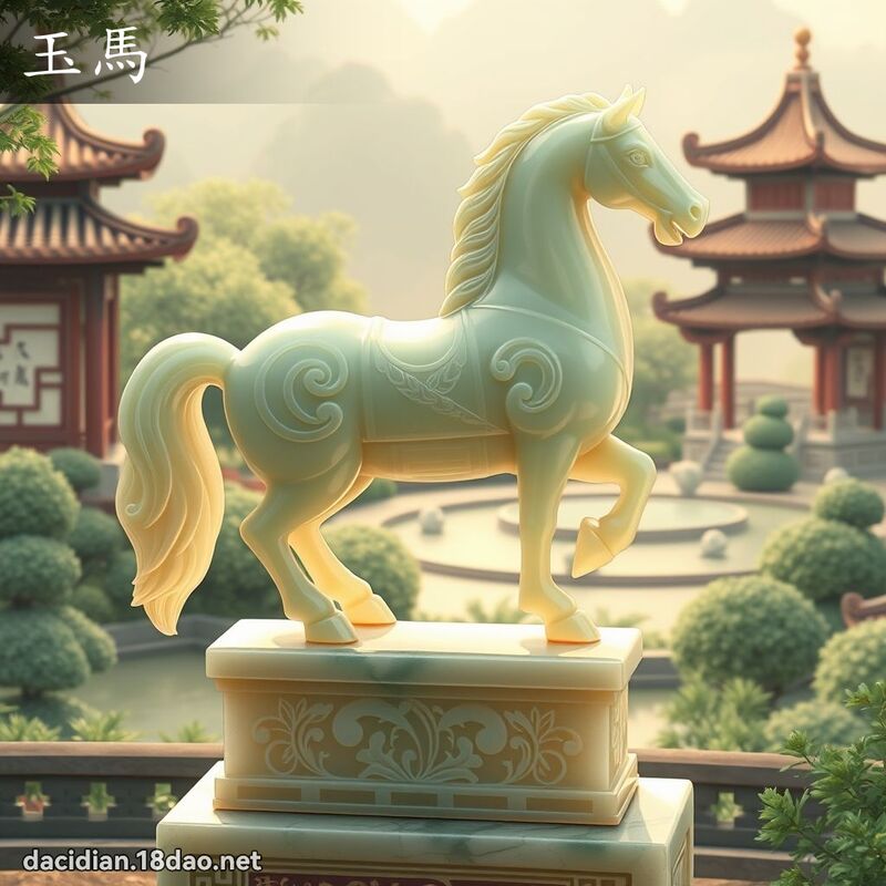 玉马 - 国语大辞典配图
