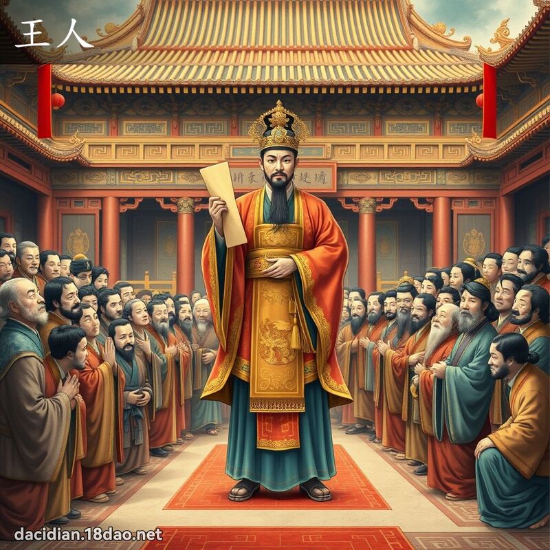 王人 - 国语大辞典配图