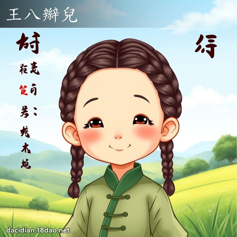王八辫儿 - 国语大辞典配图