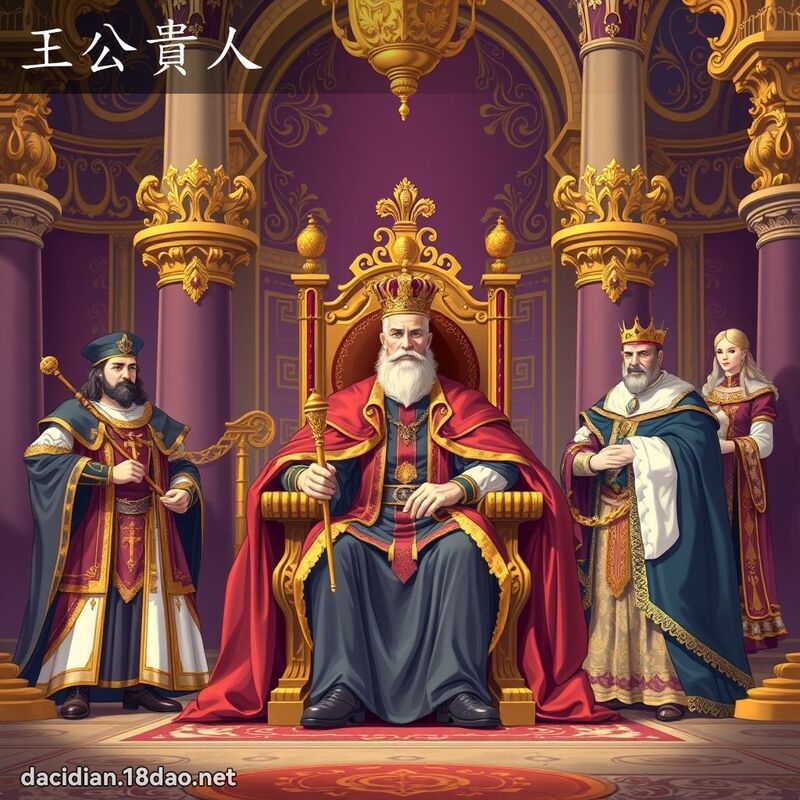王公貴人 - 國語大辭典配圖