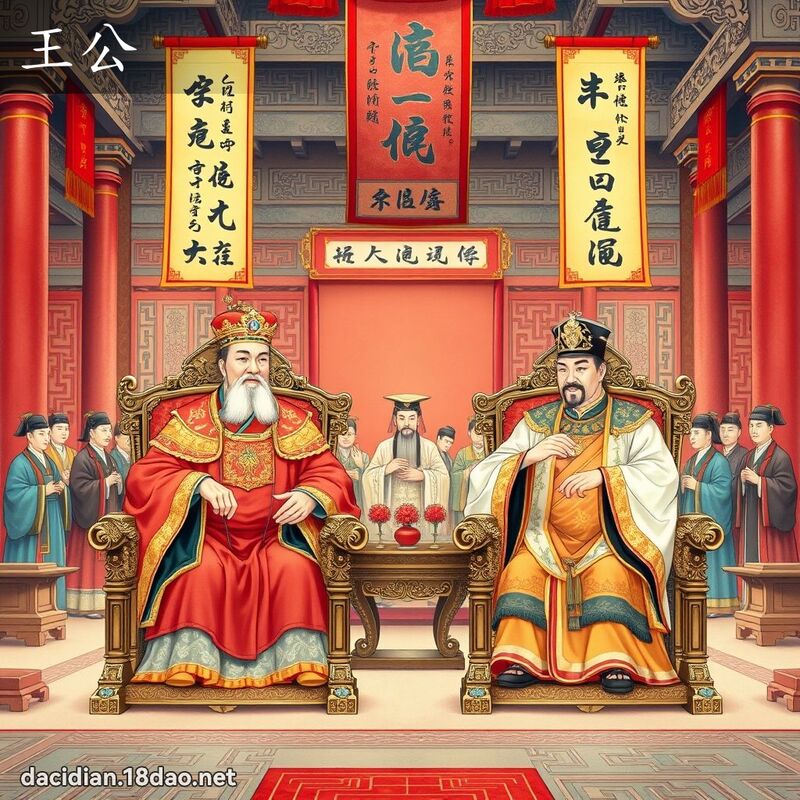 王公 - 国语大辞典配图