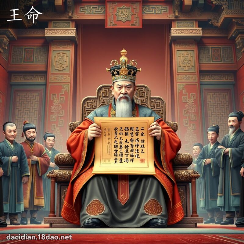 王命 - 国语大辞典配图