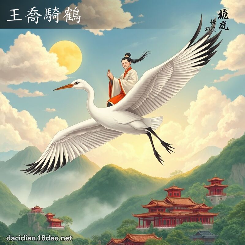 王乔骑鹤 - 国语大辞典配图