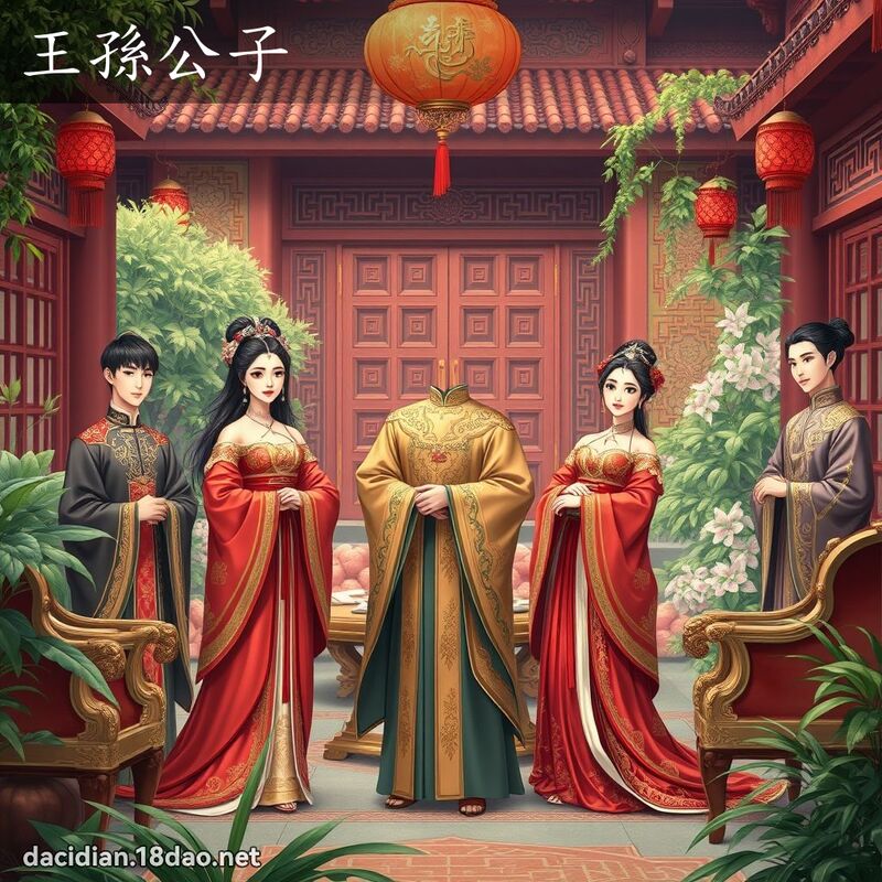 王孫公子 - 國語大辭典配圖