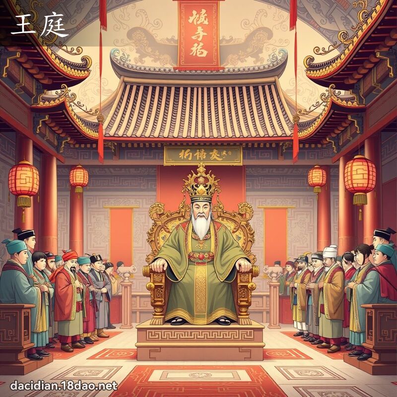 王庭 - 國語大辭典配圖