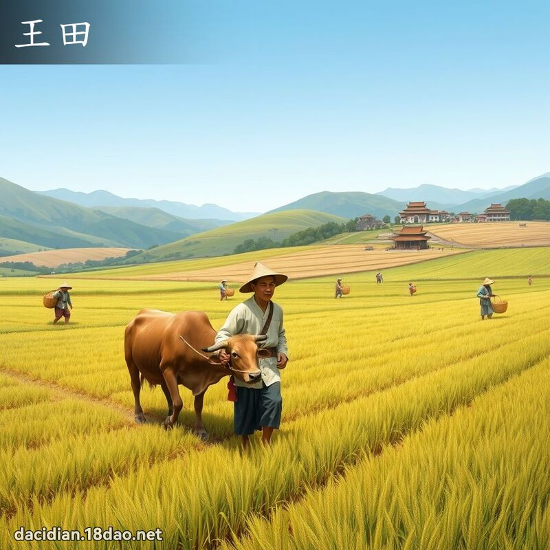 王田 - 国语大辞典配图