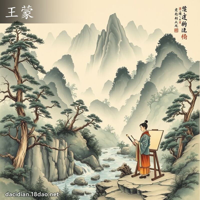 王蒙 - 國語大辭典配圖