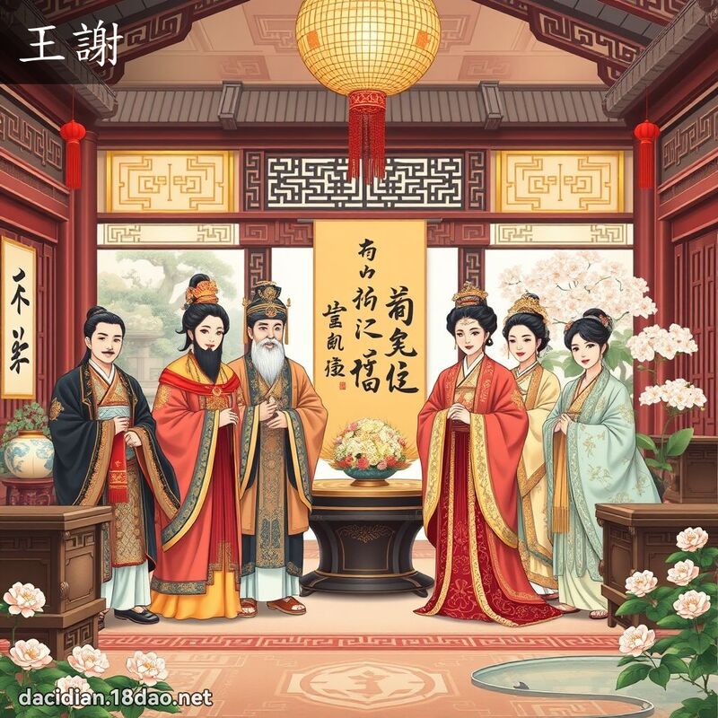 王谢 - 国语大辞典配图