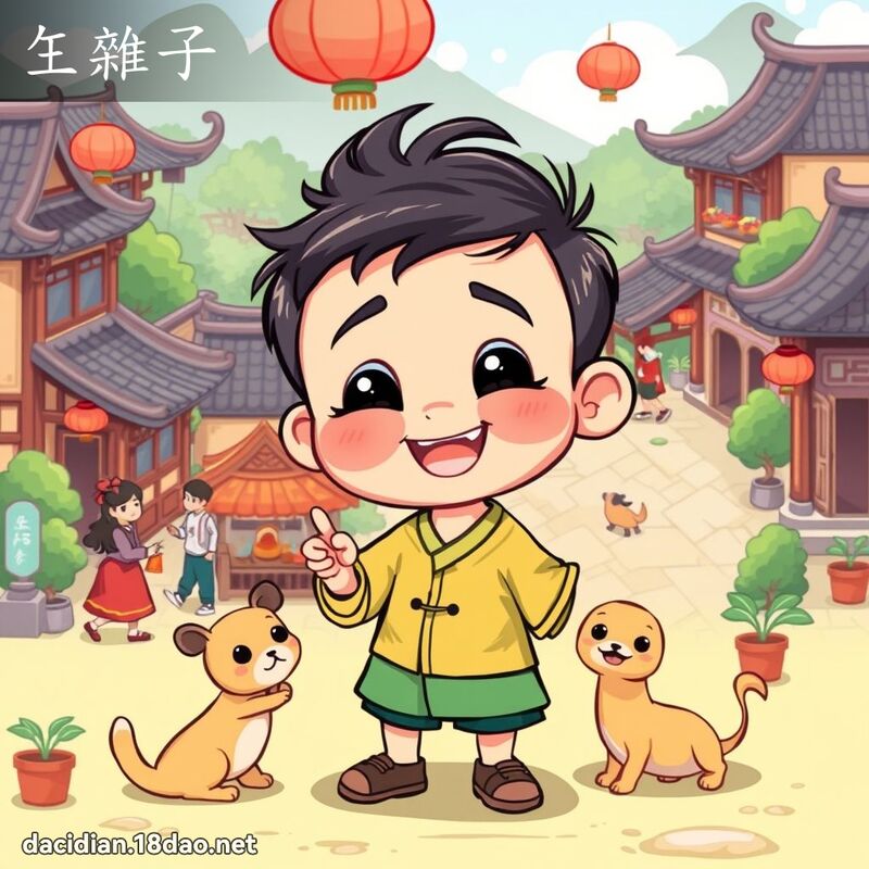 玍雜子 - 國語大辭典配圖