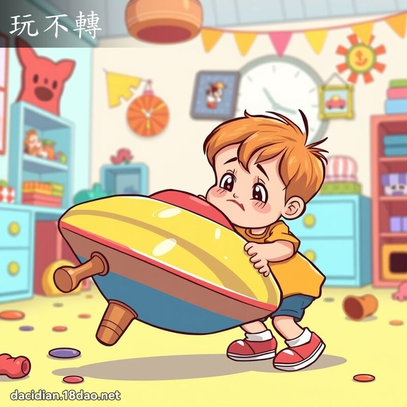 玩不轉 - 國語大辭典配圖