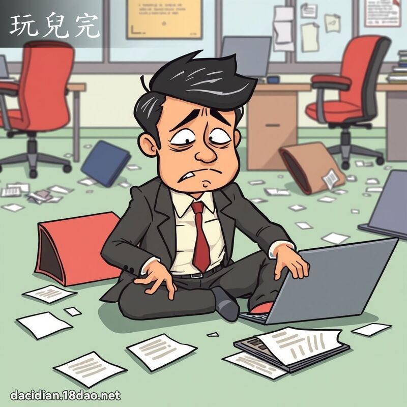 玩儿完 - 国语大辞典配图