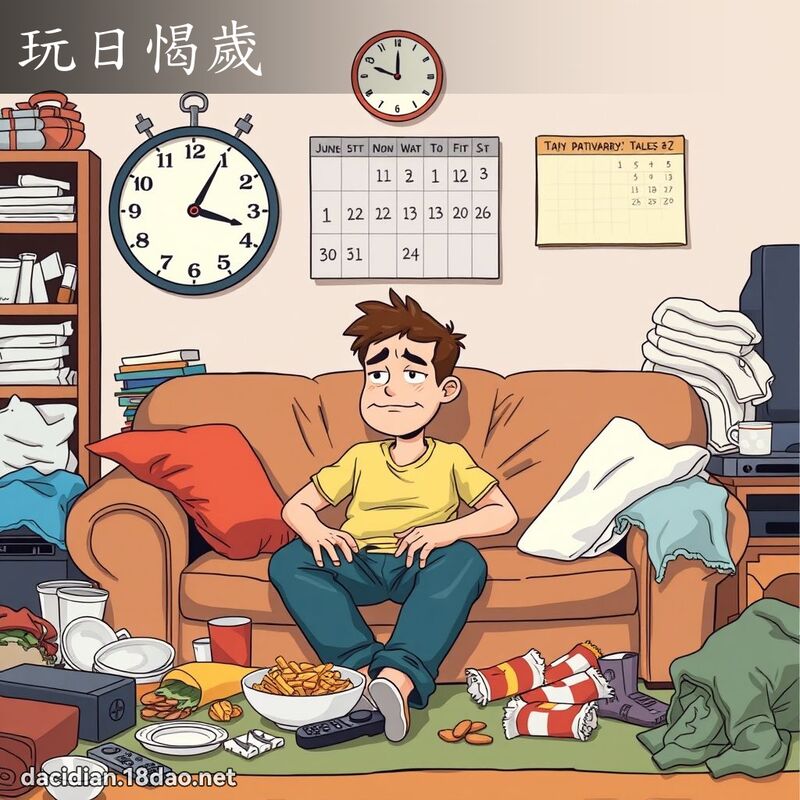 玩日愒歲 - 國語大辭典配圖