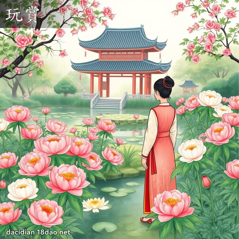 玩赏 - 国语大辞典配图