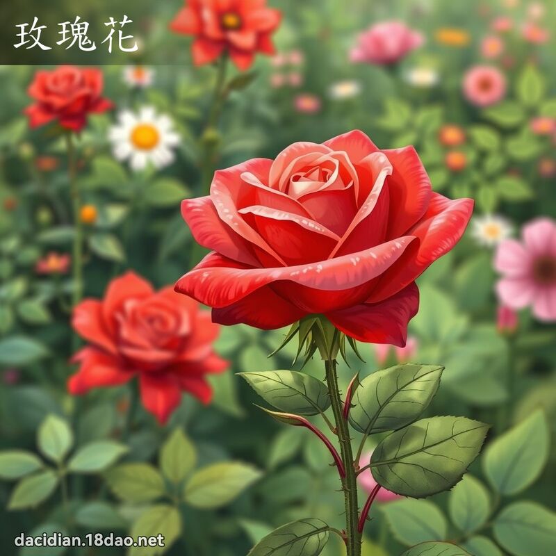 玫瑰花 - 国语大辞典配图