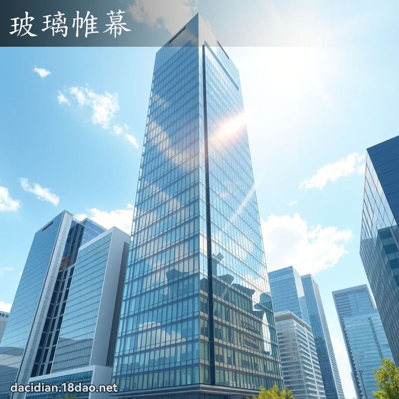 玻璃帷幕 - 国语大辞典配图