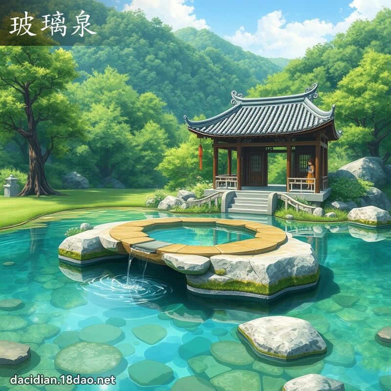 玻璃泉 - 國語大辭典配圖