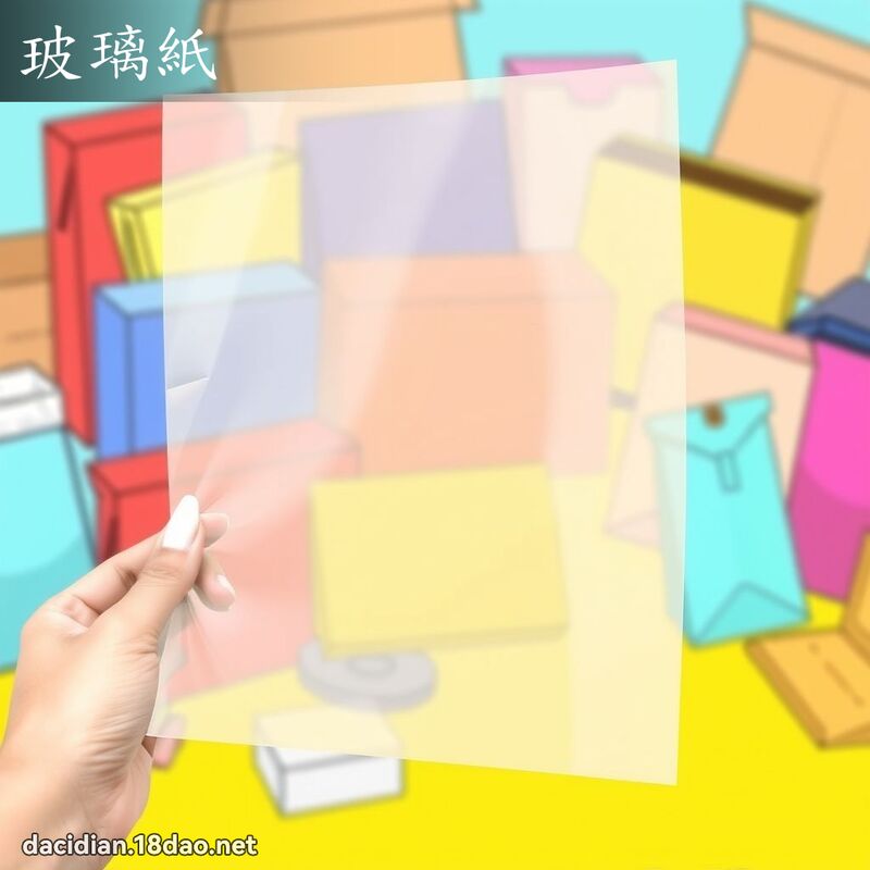 玻璃纸 - 国语大辞典配图