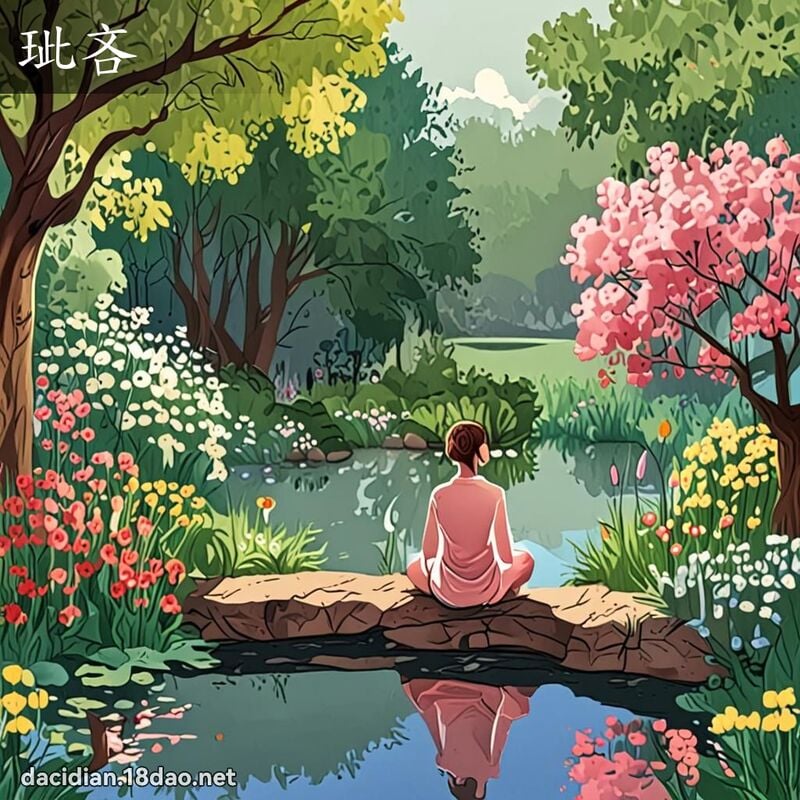玼吝 - 国语大辞典配图