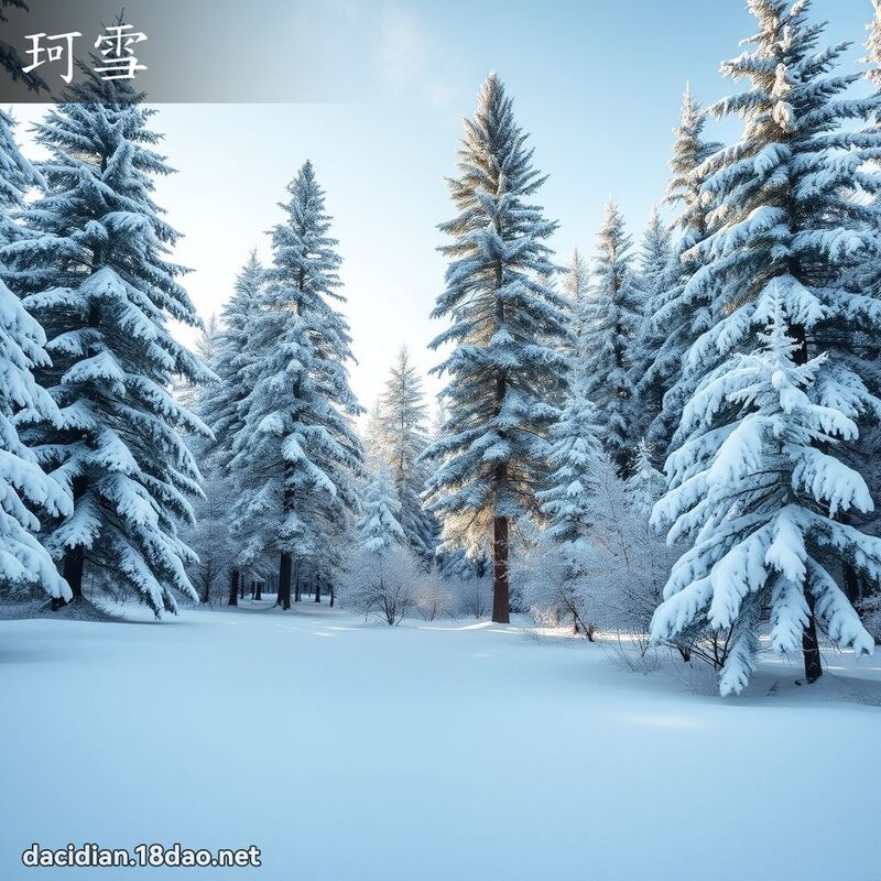 珂雪 - 國語大辭典配圖