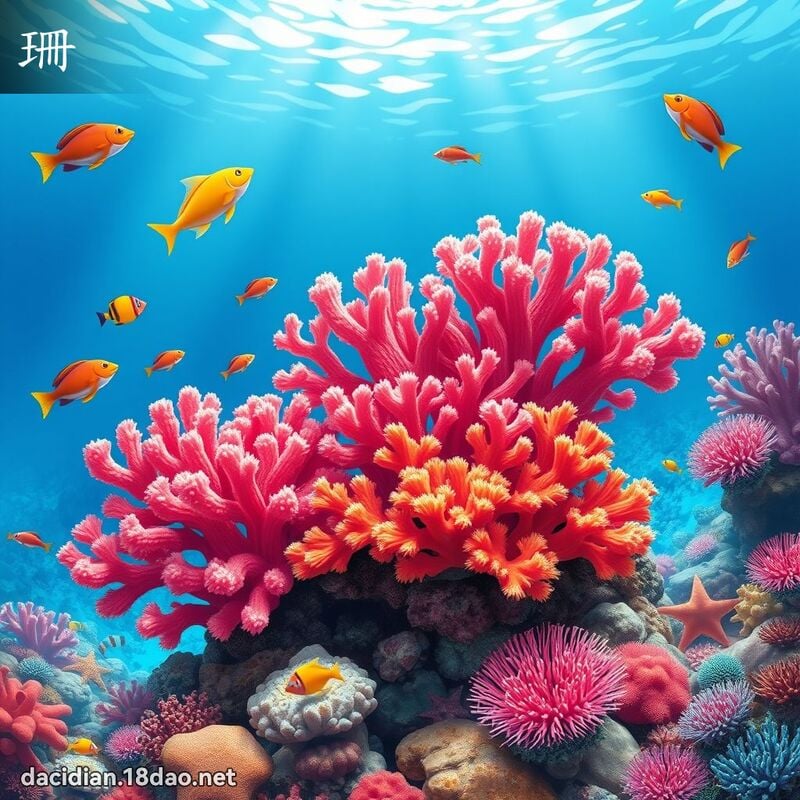 珊 - 國語大辭典配圖