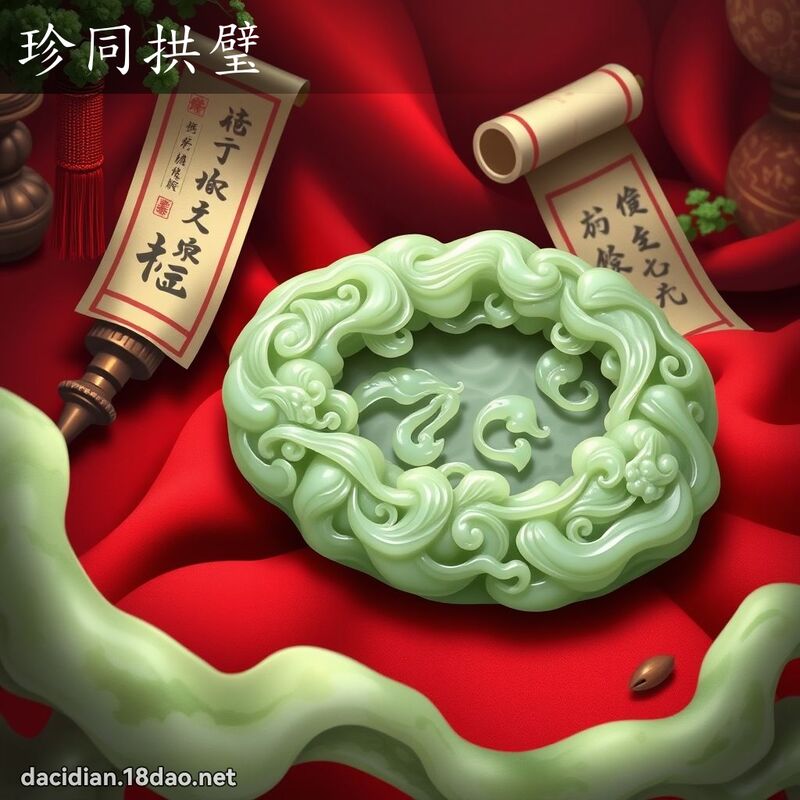 珍同拱璧 - 國語大辭典配圖