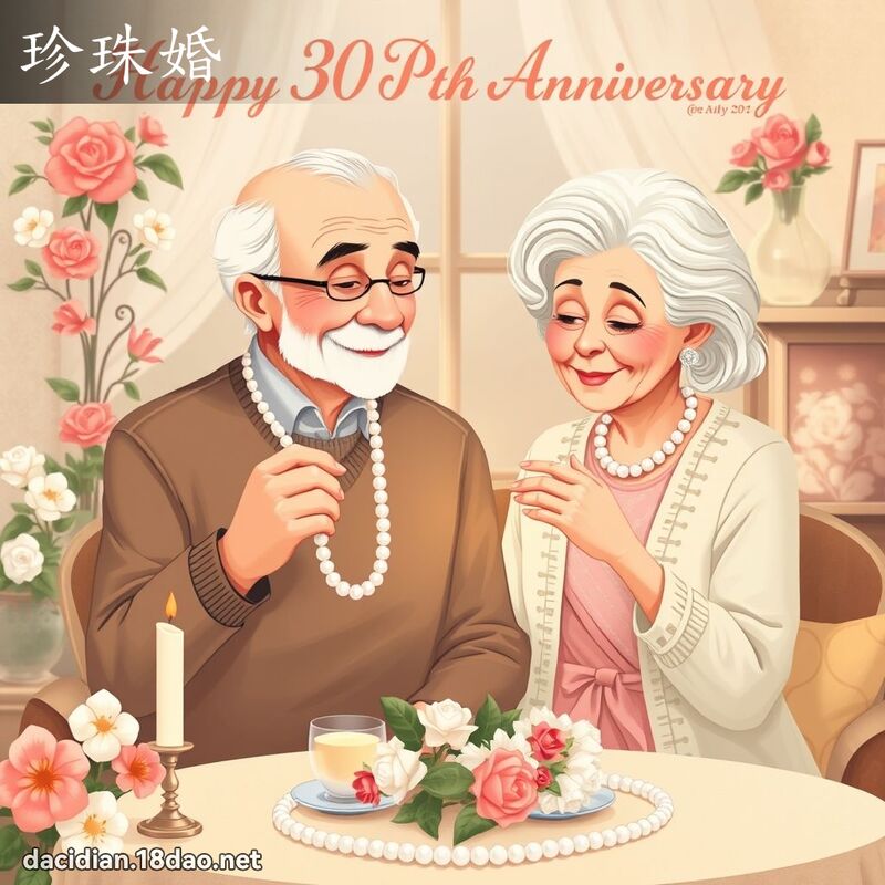 珍珠婚 - 國語大辭典配圖