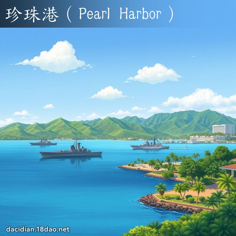 珍珠港（Pearl Harbor） - 國語大辭典配圖