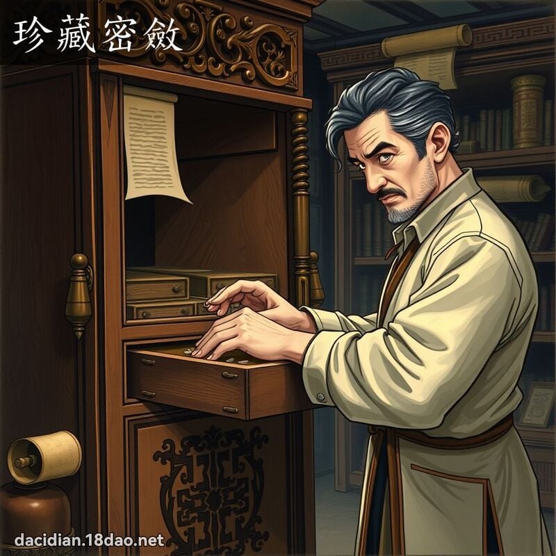 珍藏密斂 - 國語大辭典配圖
