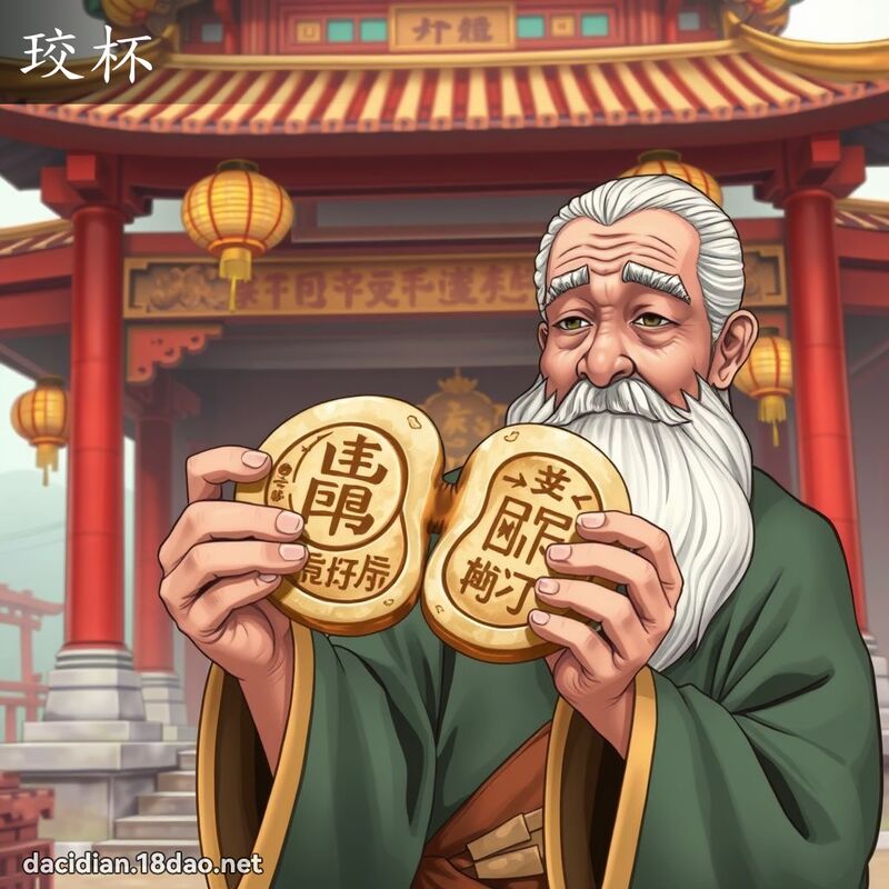 珓杯 - 國語大辭典配圖