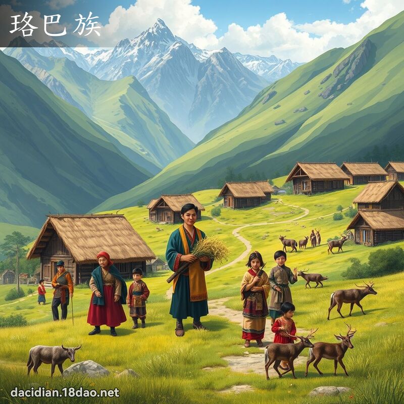 珞巴族 - 國語大辭典配圖