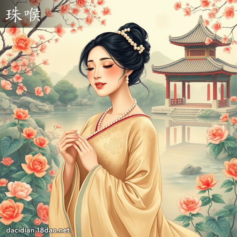 珠喉 - 國語大辭典配圖