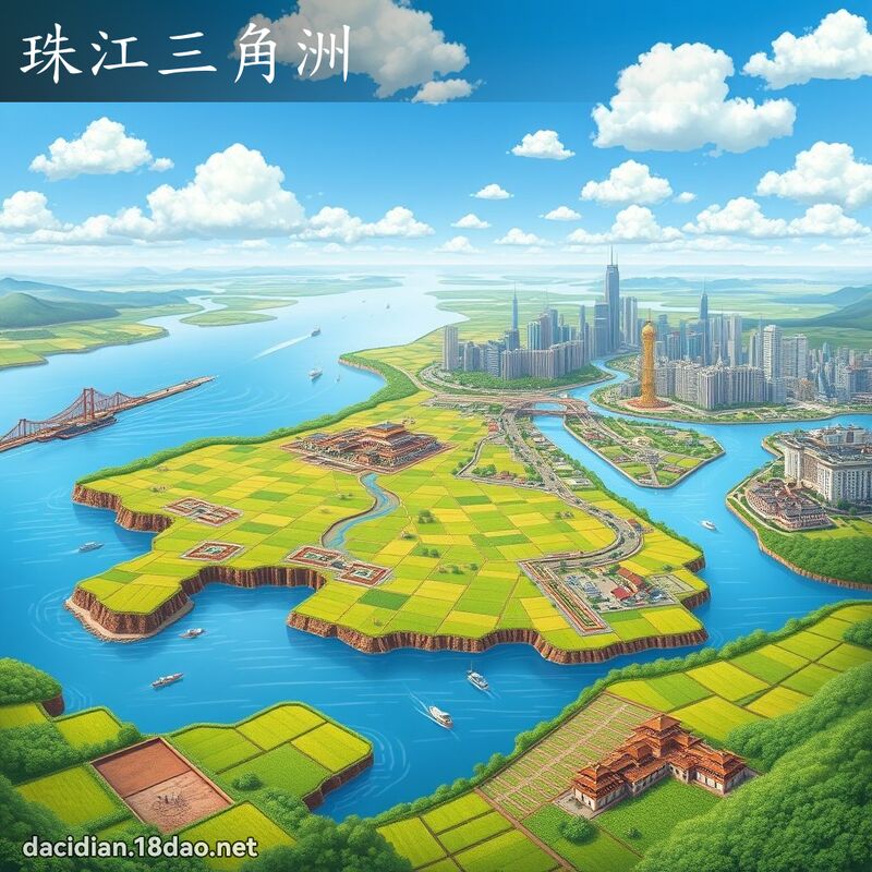 珠江三角洲 - 國語大辭典配圖
