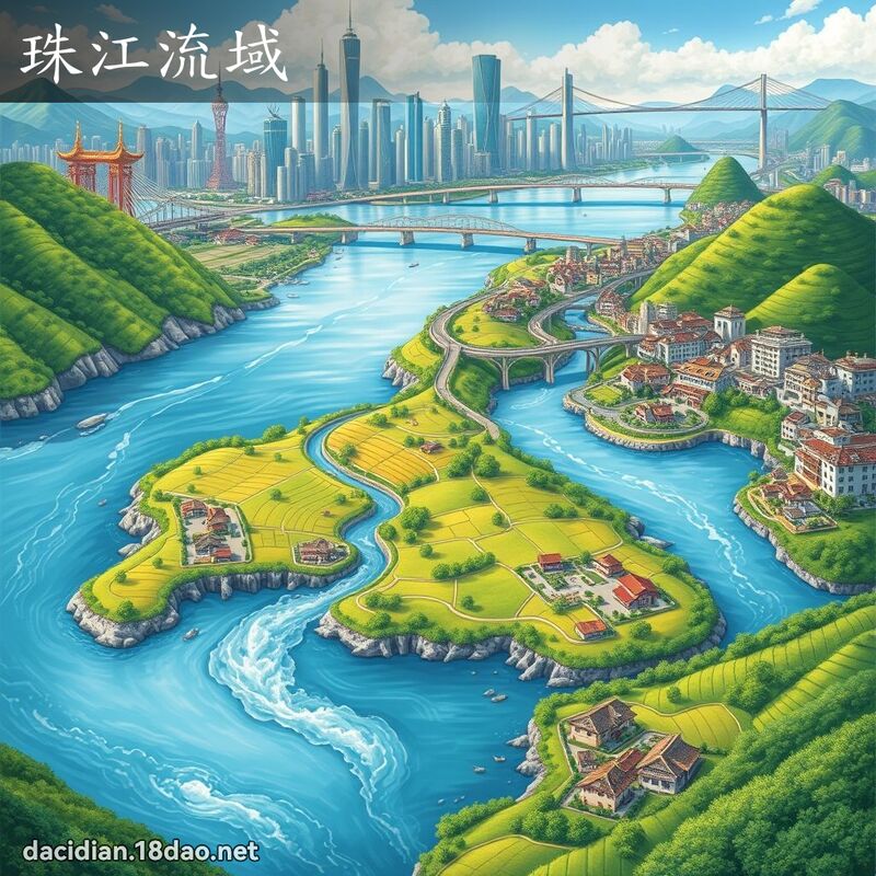 珠江流域 - 國語大辭典配圖
