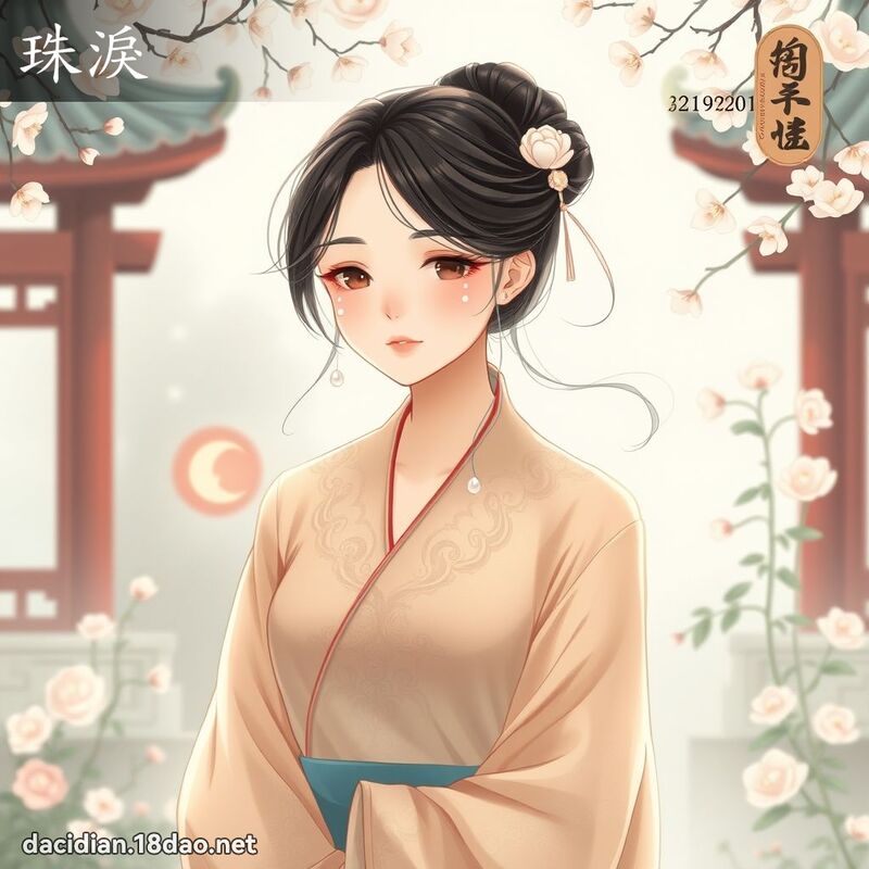珠淚 - 國語大辭典配圖