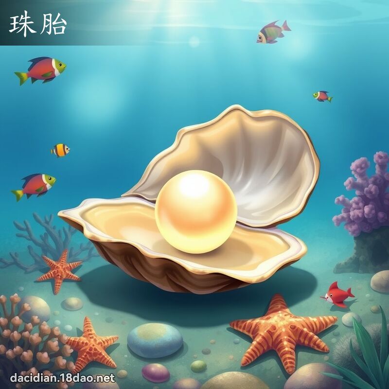 珠胎 - 國語大辭典配圖