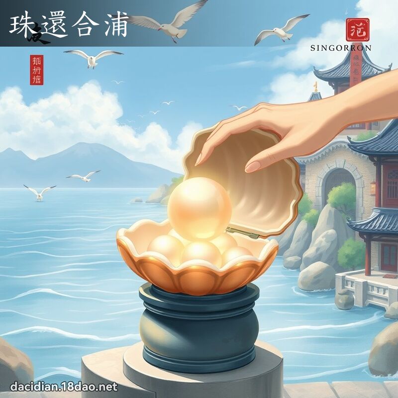 珠还合浦 - 国语大辞典配图