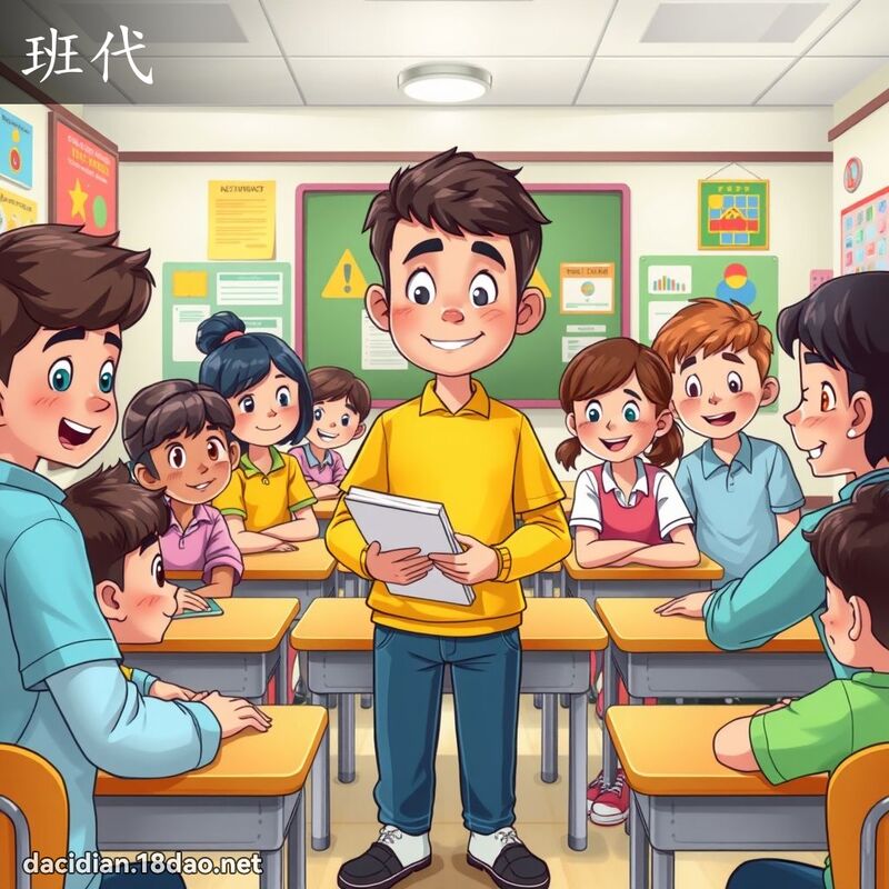 班代 - 国语大辞典配图